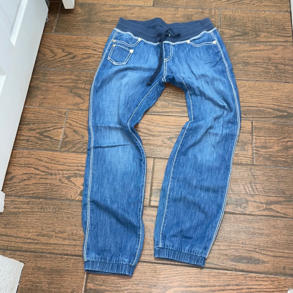 Amazing Seven 7 Women's Lightweight Relaxed  Jogger Pants w/ Drawstring size 27
